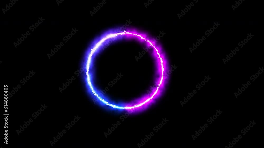 Background multi-colored circle. Spectrum looped animation light glowing neon lines. Background multi-colored circle. Spectrum looped animation light glowing neon lines.