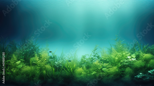 a beautiful under water illustration  wallpaper design  ai generated image