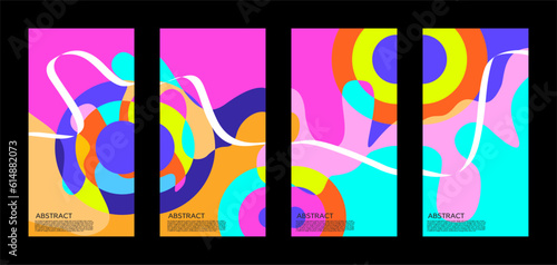 Abstract graffiti poster with colorful variant composition,paint splash,messy scribble and throw pieces.Street art background collection.Artistic cover set in hand drawn graffiti style. Vector illustr