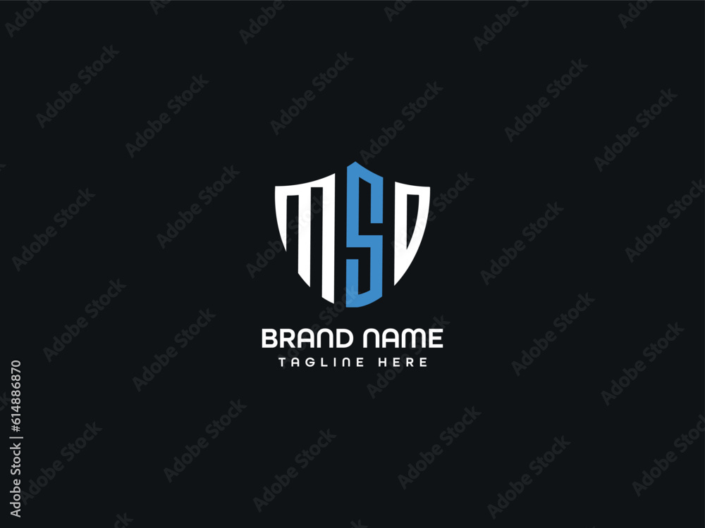 Obraz premium MSD letter logo