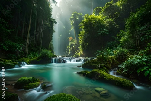 waterfall in the forest