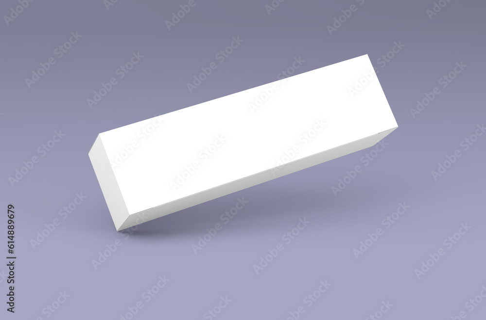 Rectangular box, packaging template for tea products design mockup. On ...