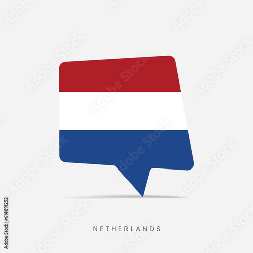 Free Download Netherlands flag bubble chat icon - GFXLoad
