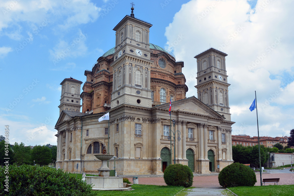 Vicoforte, Piedmont, Italy - The Sanctuary of  Vicoforte (also known as Santuario Regina Montis Regalis)