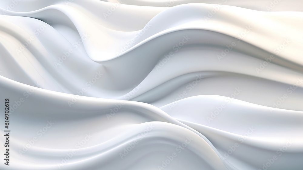 White abstract background. Ai generative