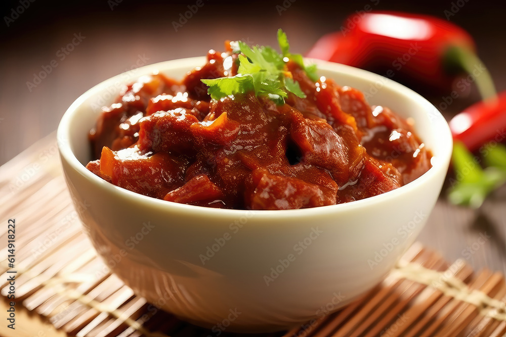 Mexican chili sauce - ai generated Mexican chili sauce - ai generated