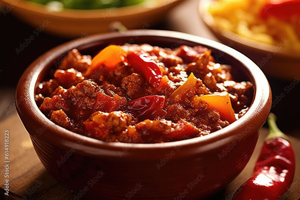 Mexican chili sauce - ai generated Mexican chili sauce - ai generated