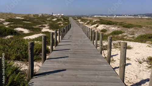 Sand dunes and Beach in Esmoriz  Ovar - Portugal
