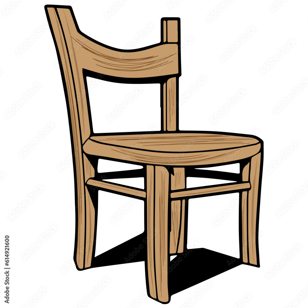 wooden chair isolated on white wooden chair isolated on white