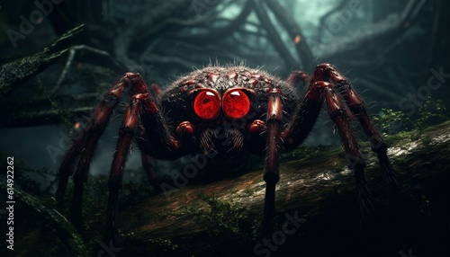 Red eyes spider © Emre