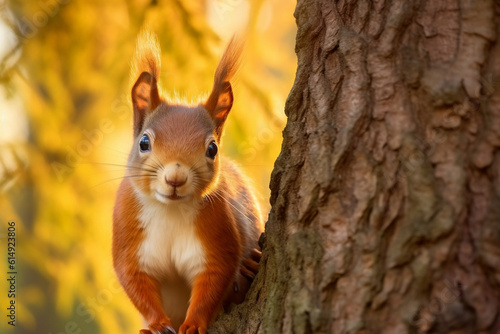 squirrel in the tree © jowel