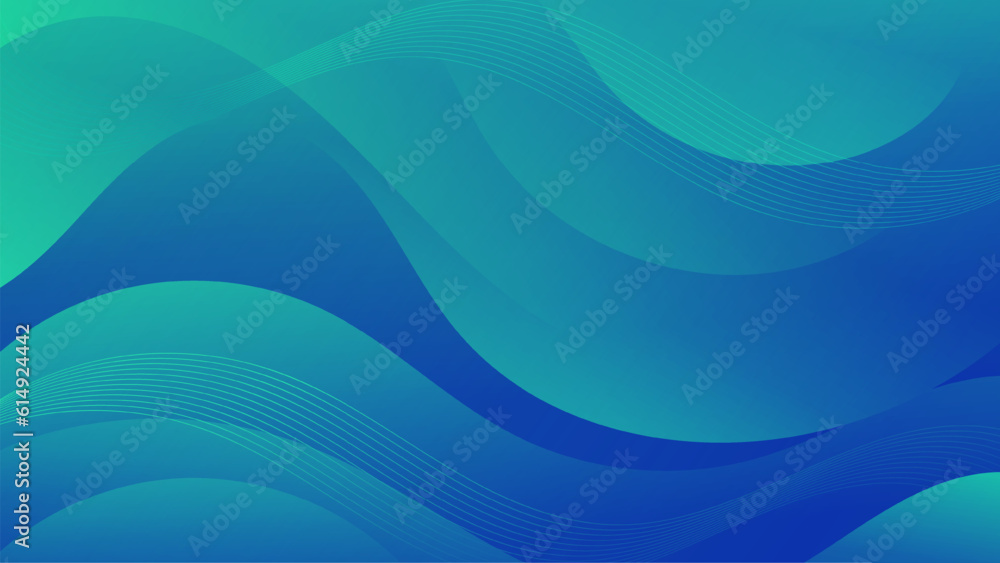 Abstract Gradient Green Blue liquid background. Modern background design. Dynamic Waves. Fluid shapes composition. Fit for website, banners, brochure, posters Abstract Gradient Green Blue liquid background. Modern background design. Dynamic Waves. Fluid shapes composition. Fit for website, banners, brochure, posters
