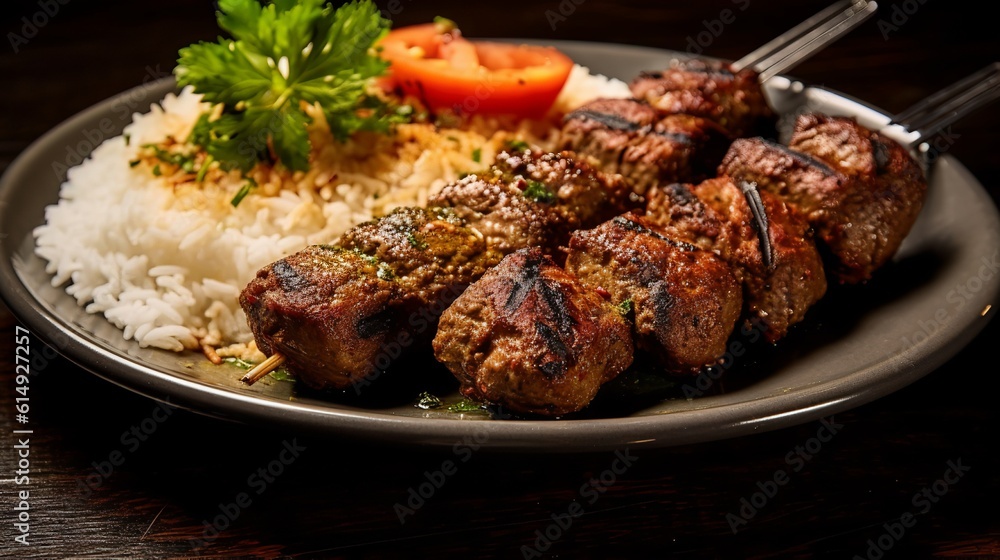 Kabab Koobideh: Grilled Flavorful Skewers