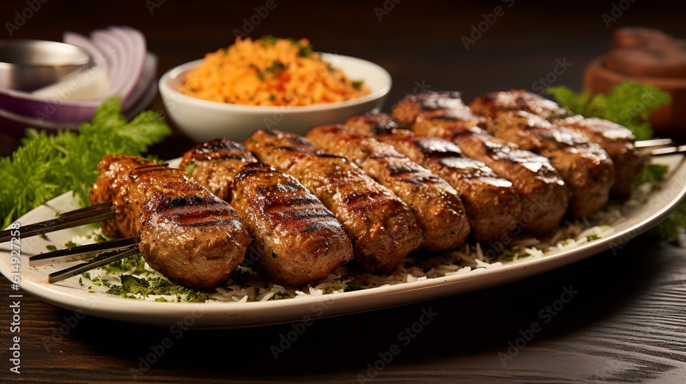 Kabab Koobideh: Grilled Flavorful Skewers