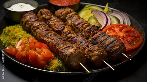 Kabab Koobideh: Grilled Flavorful Skewers