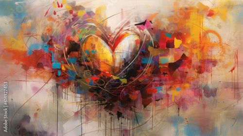 Heart Abstract Art