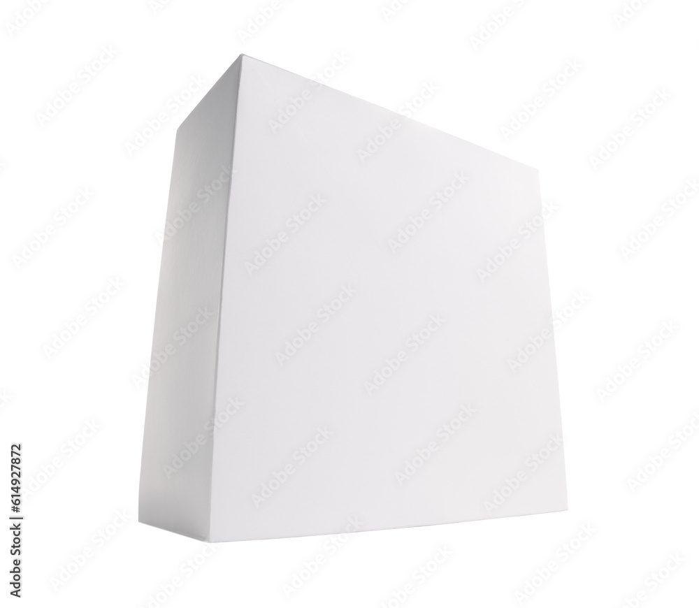 Blank White Box Mock Up Isolated - Transparent PNG. Blank White Box Mock Up Isolated - Transparent PNG.