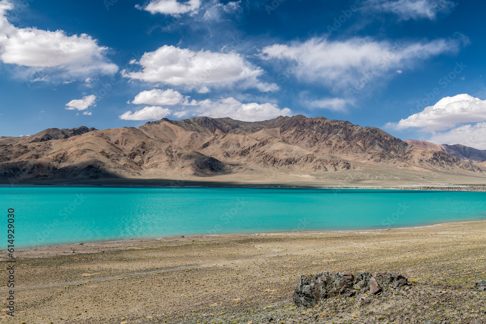 The beautiful lake water in Ngari Prefecture Tibet Autonomous Region, China.

