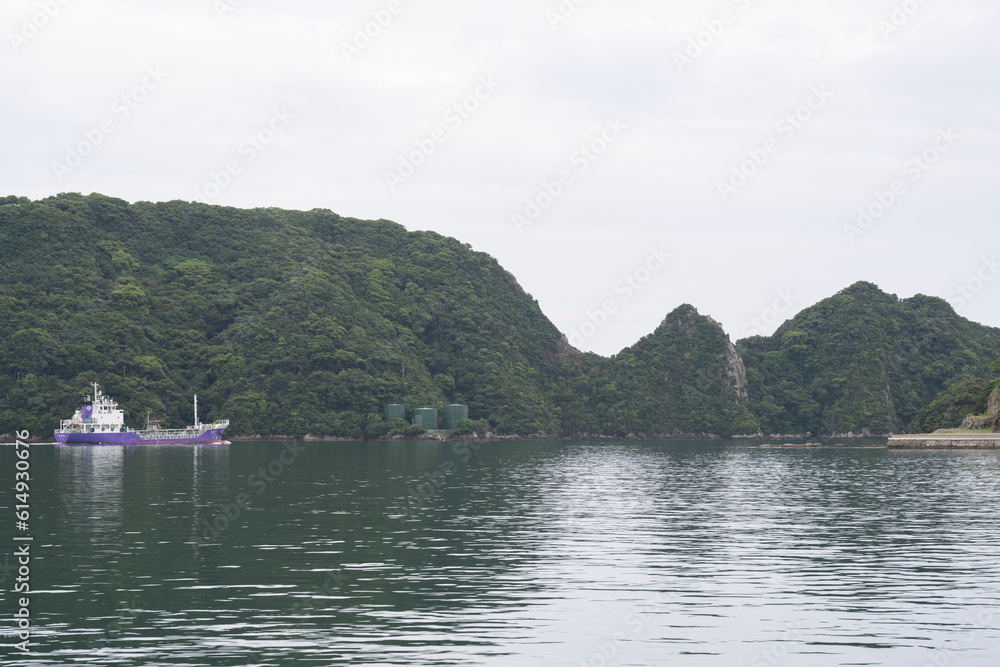 和歌山県　勝浦漁港の景色