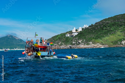 boat on the sea