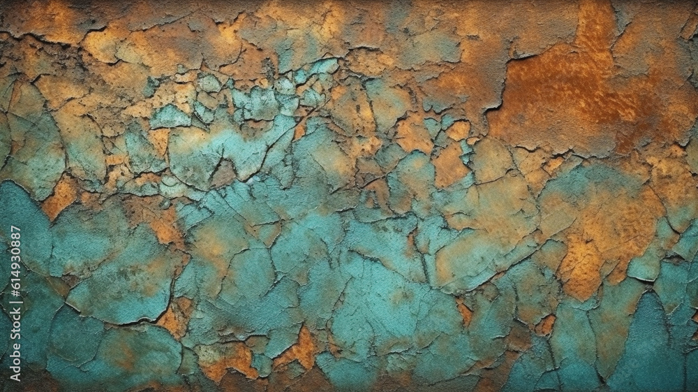 Old grunge copper bronze rusty texture background. Distressed cracked patina. Old grunge copper bronze rusty texture background. Distressed cracked patina.