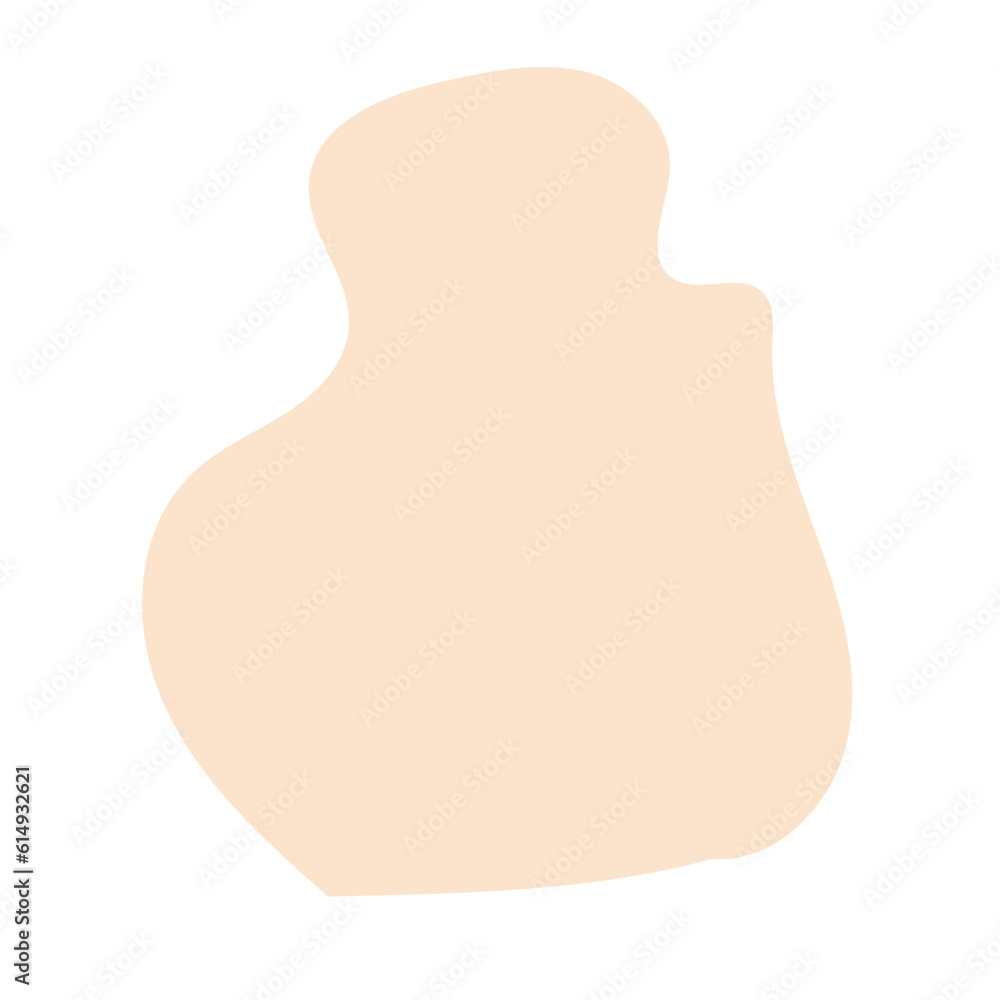 Cream Beige Abstract Shape Blob Cream Beige Abstract Shape Blob