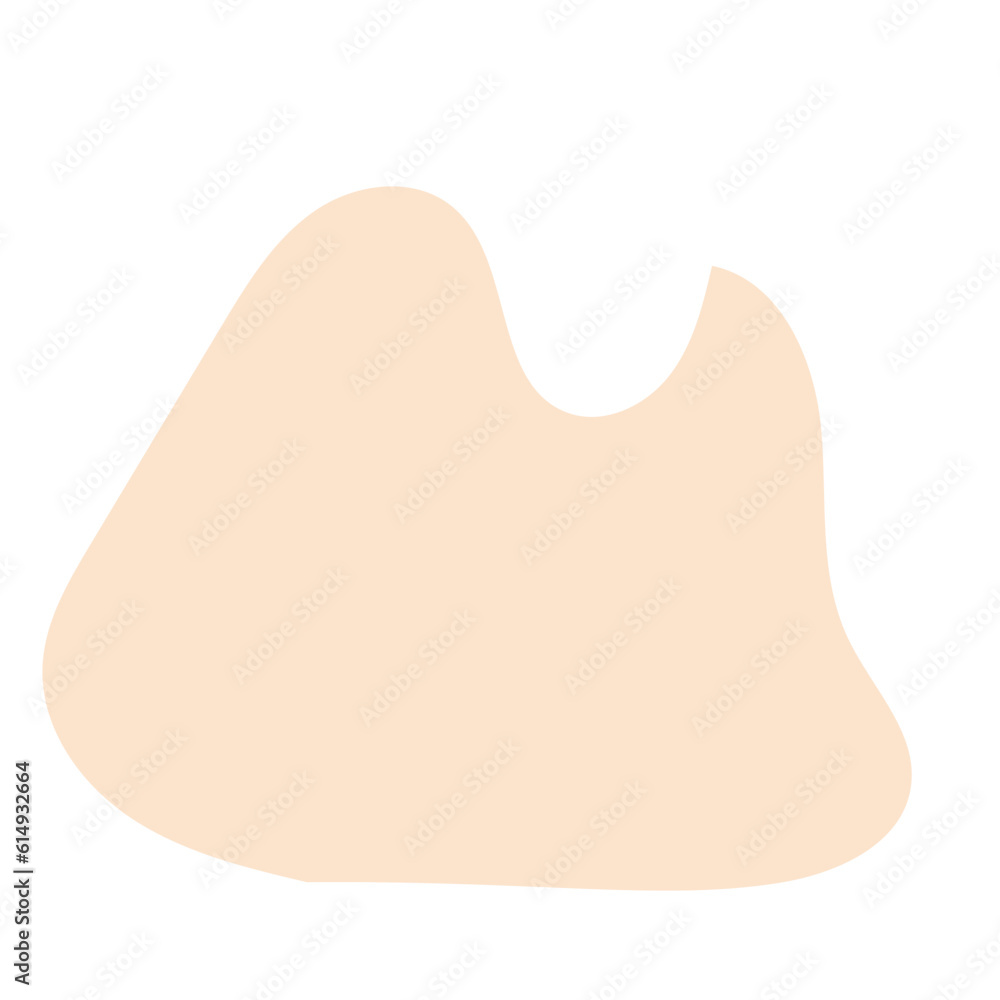 Cream Beige Abstract Shape Blob Cream Beige Abstract Shape Blob