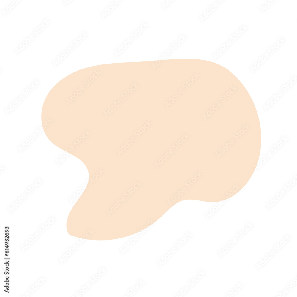 Cream Beige Abstract Shape Blob Cream Beige Abstract Shape Blob
