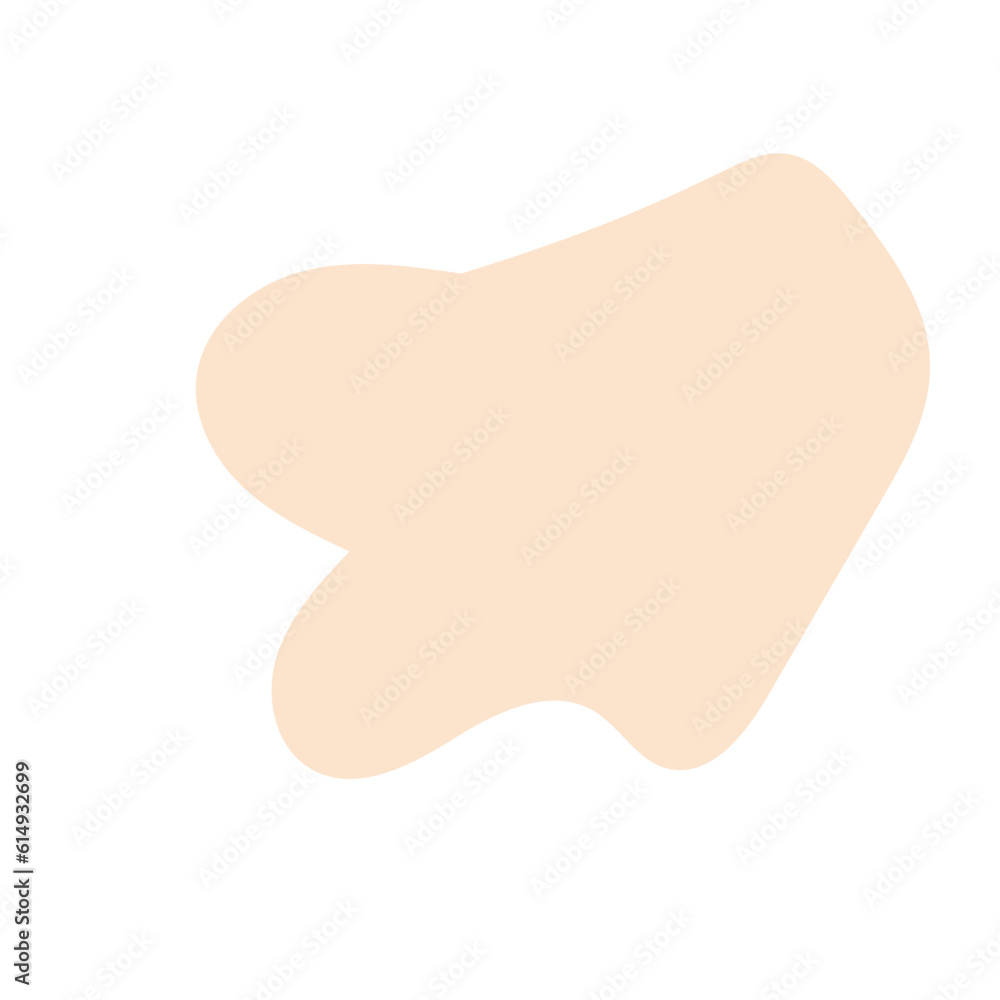 Cream Beige Abstract Shape Blob Cream Beige Abstract Shape Blob