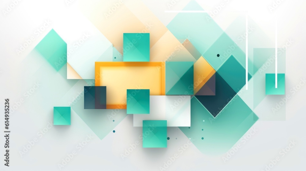Scientific future technology. Abstract geometric for business presentation. flyer, poster, network technology communication background, Generative AI illustration Scientific future technology. Abstract geometric for business presentation. flyer, poster, network technology communication background, Generative AI illustration