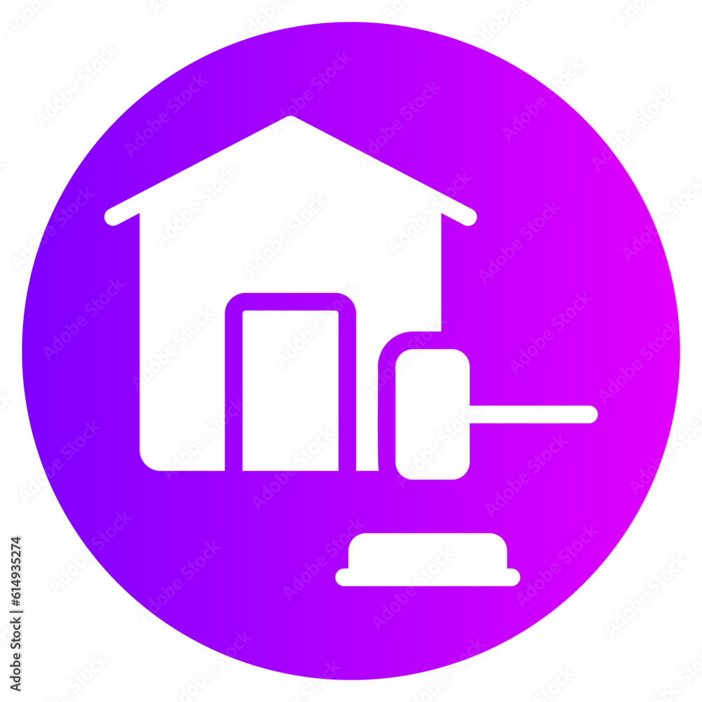 gavel gradient icon gavel gradient icon
