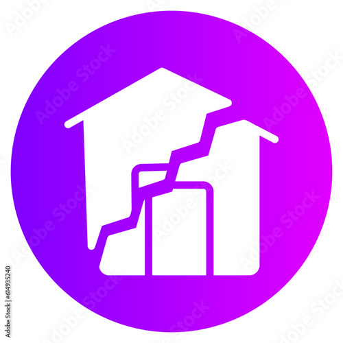 divide gradient icon