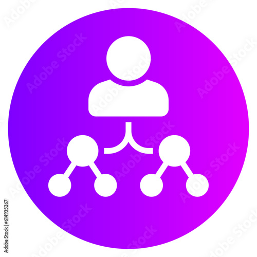 inheritance gradient icon