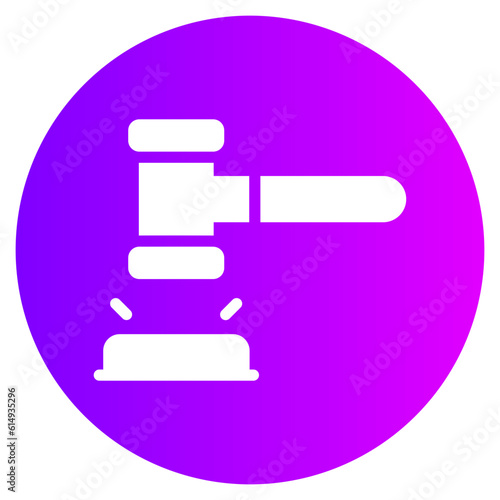 judgement gradient icon