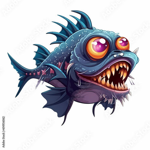 Monster Fish  Angler Fish  Deep Water Sea Fish.