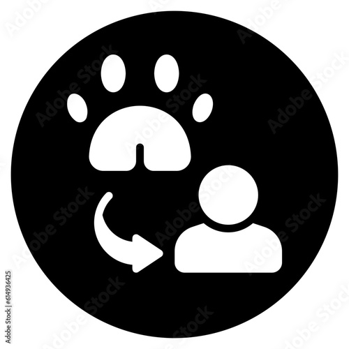 pet glyph icon