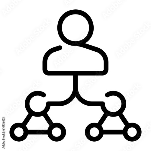 inheritance line icon