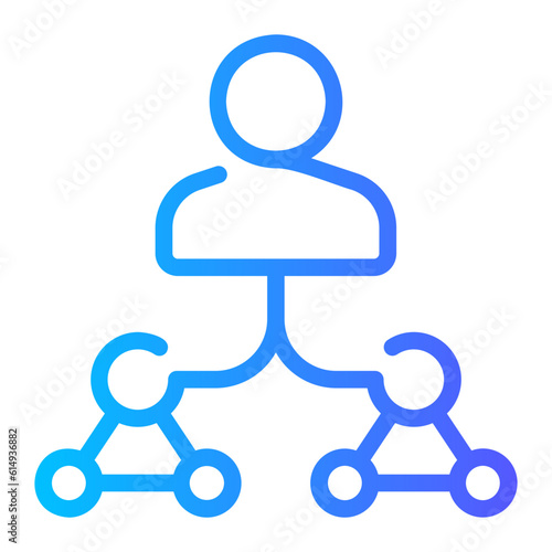 inheritance gradient icon