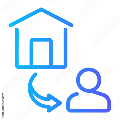 inheritance gradient icon
