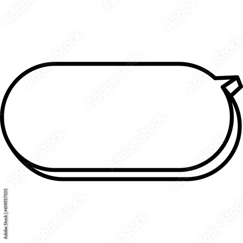 둥글고 큰 말풍선