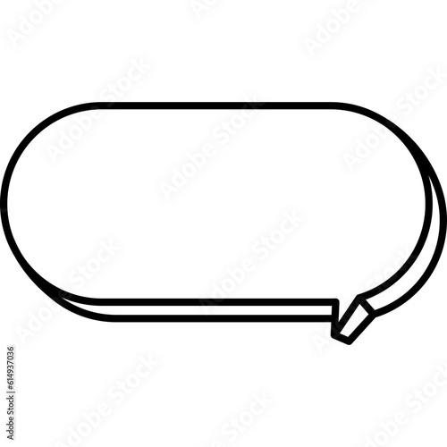 둥글고 큰 말풍선