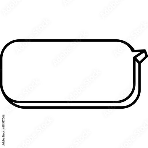 둥글고 큰 말풍선