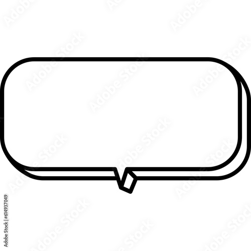 둥글고 큰 말풍선