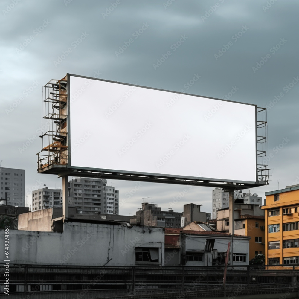 street billboard mockup to display your product or photo street billboard mockup to display your product or photo