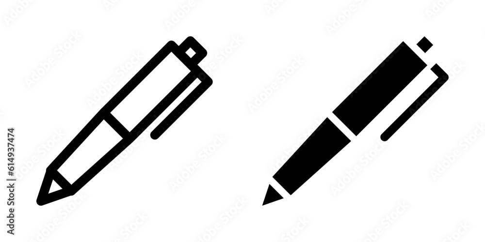 Pen icon template Pen icon template
