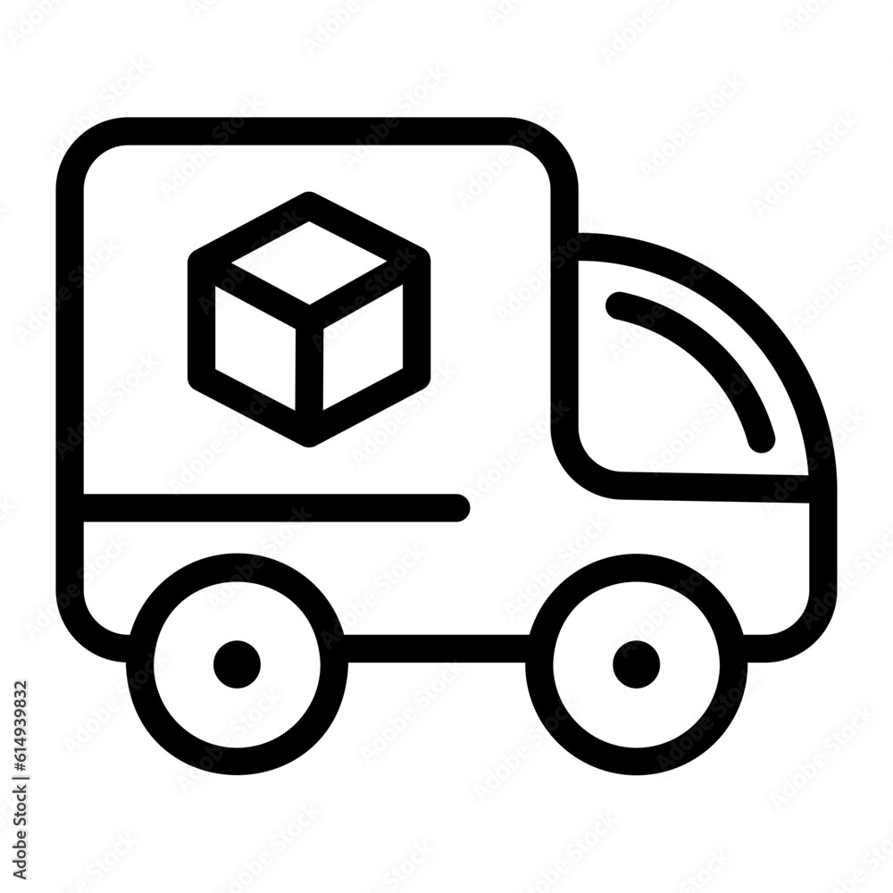 delivery truck Line Icon delivery truck Line Icon