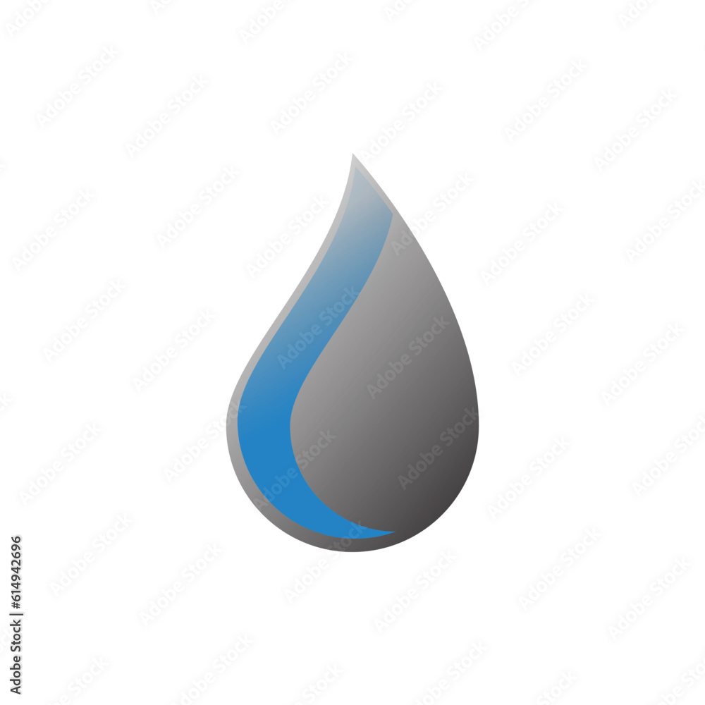 Water drop illustration logo vector design Water drop illustration logo vector design
