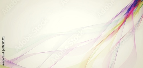 Abstract background with wavy colorful lines