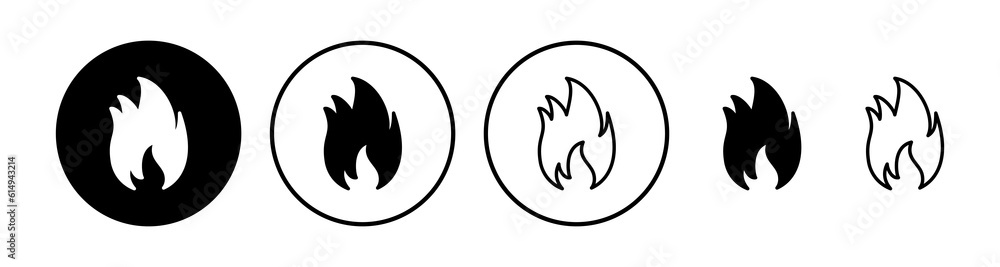 Fire icon vector. fire flame icon Fire icon vector. fire flame icon