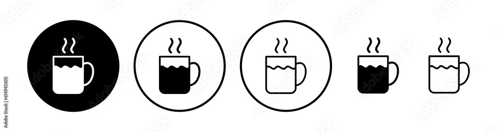 Cup coffee icon vector. coffee cup icon. mug Cup coffee icon vector. coffee cup icon. mug